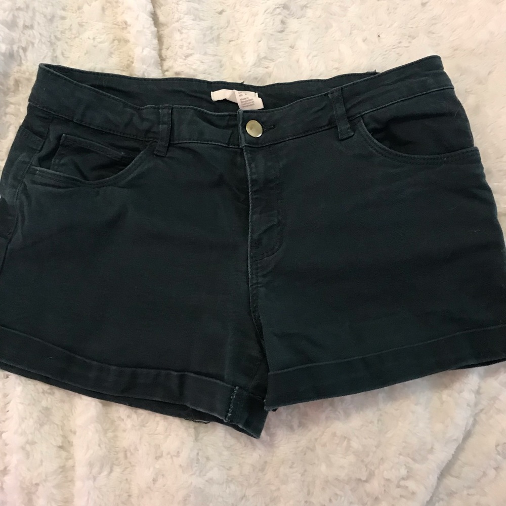 Dark green shorts